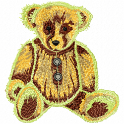 Teddy Embroidery Design 5